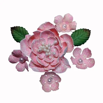 כלים שימושיים עוגיות שוקולד אפייה תבניות 4PCS/סט פרחים עובש קאטר אדמונית 3D פרח יפה תבניות עוגה לקשט