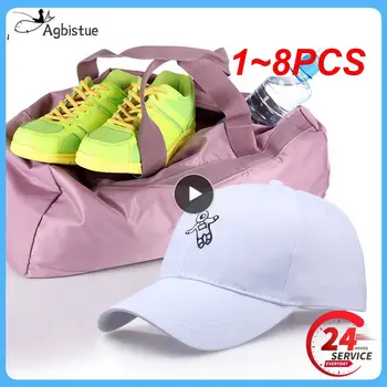 1~8PCS אופנה גברים, נשים, ילדים אוהבים על האצבע מצחייה מתכווננת Strapback משאית כובעי הקיץ קרם הגנה כובע כובע ריצה