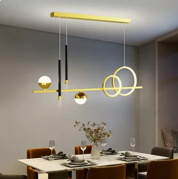 נורדי עיצוב הבית נברשות חדר האוכל הברק אורות תליון תלויות מנורות על התקרה תאורה תאורה פנימית