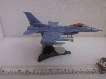 לנו F-16 לחימה בז הרכבה לוחם מיני צבאי דגם פלסטיק אוסף פאזל איור צעצוע שולחן העבודה קישוטים