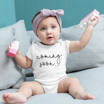 בקרוב תינוק בגדי הגוף כותנה לתינוק בגדים שרוול קצר בקיץ רומפר Harajuku אסתטי הנולד ילדה ילד סרבל
