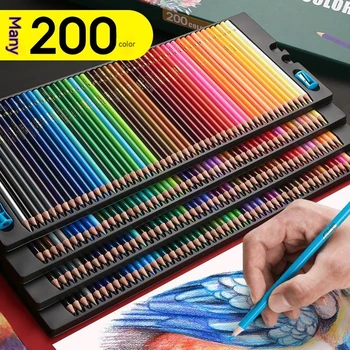 Obos צבע מקצועיים מובילים 72 צבע על בסיס שמן מברשות צבע על היד מצייר ציור מסיסים במים עפרונות צבע