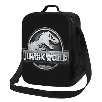 Jurassics פארק Resuable קופסת ארוחת הצהריים עבור פרסום דינוזאור הדפסה תרמי קריר מזון מבודד הצהריים, הילדים בבית הספר ילדים
