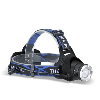 3 מצבי LED פנס הגוף חיישן תנועה T6 Zoomable הוביל ראש מנורת פנס לפיד פנס Lanterna אור על מחנאות, דייג