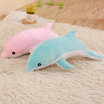30CM מקסים ממולא רך חיה כריות בובות עבור בנים בנות דולפין צעצועים קטיפה ישנה כרית מתנה Kawaii PlushStuffed חיות