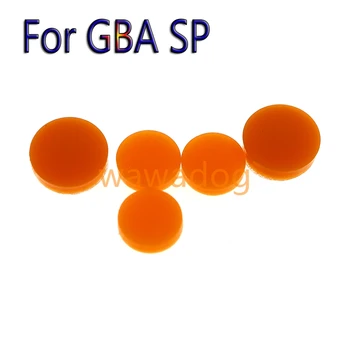 1set החלפת מעטפת הדיור גומי כרית על GBA SP בורג אבק Plug כיסוי עבור גיים בוי Advance SP