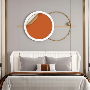 הסלון קישוט קיר המרפסת ברזל יצוק תלייה על קיר חדר השינה קישוט קיר המסעדה רקע יצירתי תליון
