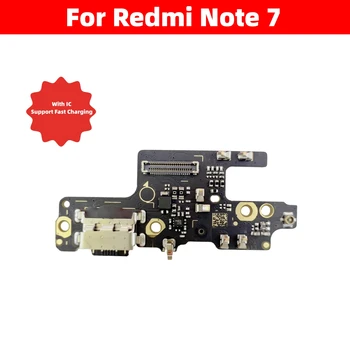 מטען USB עבור Redmi הערה 7 מחבר מזח לוח יציאת טעינה להגמיש כבלים חלקי חילוף