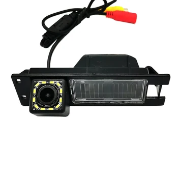 המכונית HD 12LED אחורית הפוך מצלמה גיבוי מצלמה עבור אופל אסטרה H J קורסה Meriva Zafira סמל פיאט ביואיק ריגל.