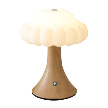 מנורת LED בר קפה שולחן קישוטים, תאורה יצירתיים משטח דקורטיבי סוג מנורה-C נטענת שלוש עמעום