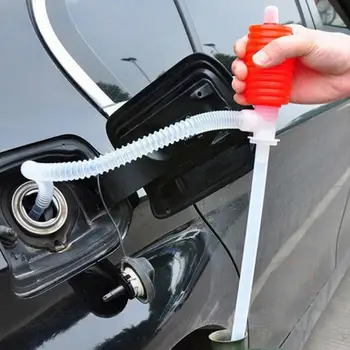 רכב יד משאבת דלק בנזין העברת פראייר ידני אוטומטי יניקה צינור לשאוב מים מחליף מכשיר מיכל אביזרים X1C5
