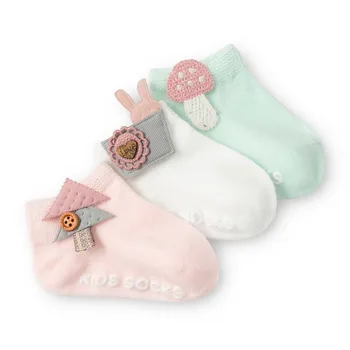 3Pairs/מגרש 0-2Y תינוק תינוק גרביים גרביים לתינוק עבור בנות כותנה רשת חמוד היילוד ילד פעוט גרביים בגדי תינוקות ואביזרים ביבי