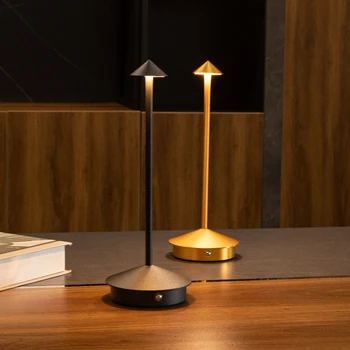 נטענת מנורת שולחן יצירתי האוכל מגע Led המלון בר קפה פינה pro מנורת שולחן Lampada Da Tavolo מנורת שולחן דקורטיבית