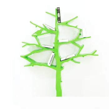 מודרני פיברגלס העץ הירוק מדף הספרים יצירתי קיר אופנה מדף תצוגה פיברגלס מדף הספרים