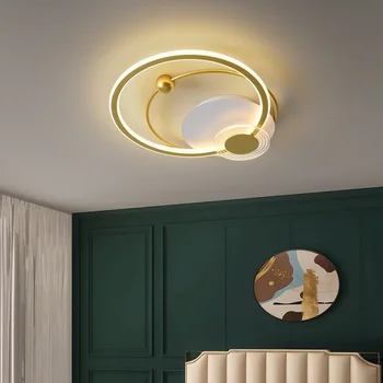 הסלון מנורת תקרה בחדר השינה מנורת תקרה תעשייתיים, גופי תאורה לתקרה נורות led על התקרה בבית.