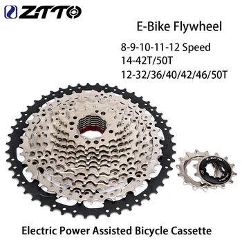 ZTTO בסיוע E-Bike 8~12 מהירות קלטת 9 12-32/36/40/46T עמיד 14-42/50T שן גדולה אופניים חשמלי Servo Drive עוצרת אותם