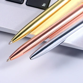 רטרו עט כדורי להגדיר מצורף בסיס לעמוד השולחן במשרד שלט מתכת עט כותב 