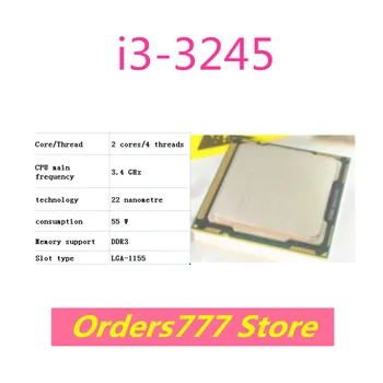 חדש מיובא המקורי i3-3245 3245 מעבד ליבה כפולה ארבע חוט 1155 3.4 GHz 55W DDR3 DDR4 אבטחת איכות 22nm