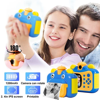 מיני מצלמה ילדים מתנת High-definition 2.4 Inch HD IPS מסך המצלמה הדיגיטלית צעצועים חינוכיים הקלטת וידאו מצלמה לילדים