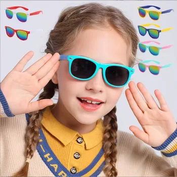 2023 משקפי שמש מקוטבות TR90 בנים בנות משקפי שמש סיליקון בטיחות משקפיים במתנה לילדים התינוק UV400 משקפי שמש
