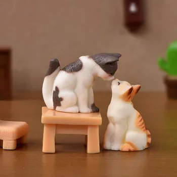 מיני חתול חמוד גן חתלתול עיצוב, בית עיצוב דמויות, עיצוב חדר תינוק, מתנה צעצוע