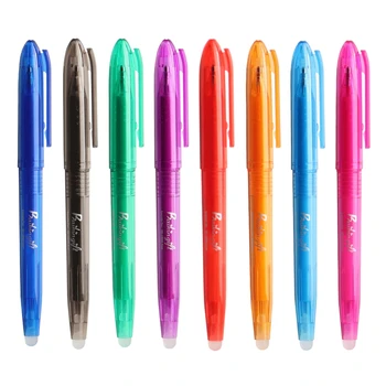 8PCS Kawaii ניתן למחיקה עט מתאים מילוי צבעוני 8 צבע יצירתי כלי ציור חמוד ג ' ל עט קובע ס משרד מכשירי כתיבה
