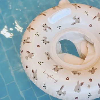 PVC שחייה Lifebelt טבעת חלקה ילדים בריכת שחיה Floaters ללבוש עמידים לשני המינים נוח לשימוש חוזר לחופשת הקיץ
