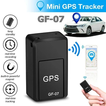 מיני GF-07 GPS SIM הודעה Positioner מעקב בזמן אמת נגד גניבה אנטי-אבוד המכונית Tracker מפתח לחיות מחמד Locator מגנטי חזק הר