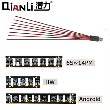 QianLi מאי אתחול כבל חשמל כבל לאייפון אנדרואיד לוח האם הסוללה אבזם תיקון מבחן סיליקון כבל חשמל
