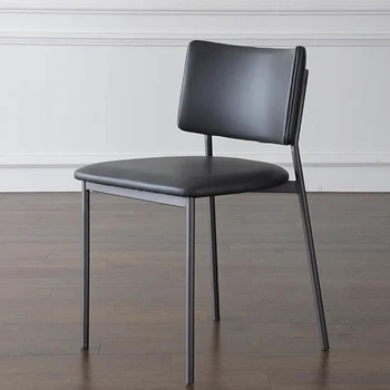 בית יוקרה המשרד כיסא האוכל בסגנון איטלקי מודרני פשוט הסלון מסעדה הכיסא מעצב משענת Sillas רהיטים WKDC
