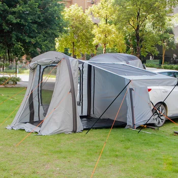 Ultralarge מתנפחים 3-4 אדם חיצוני קמפינג המכונית הזנב סיומת אוהל החופה עמיד למים לשמש מחסה הביתן