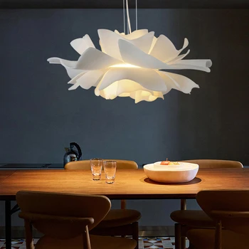 LED מודרנית נברשות Ligthing חיים קישוט חדר אוכל מקורה מטבח חדר השינה תלוי אורות פרח גופי Luminairea
