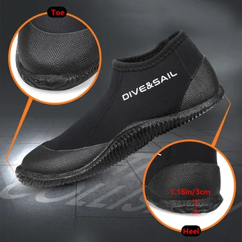 DiveSail אחד קיט זכר מים מגפי נעלי צלילה בשימוש בגלישה נגד החלקה מים שכשוך אתחול עבור מבוגרים typeC 11#（45-46）