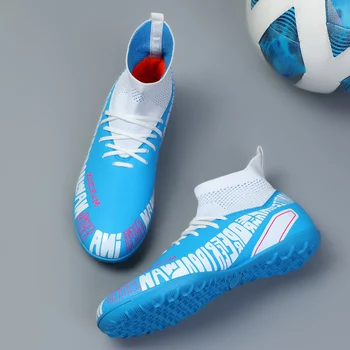 פרימיום נעלי כדורגל עיצוב ארגונומי נעלי כדורגל נוח מתאים Futsal נעלי ספורט עמיד הסיטוניים למכור את החברה סוליות
