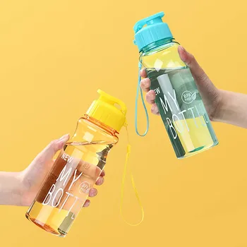 בקבוק מים נייד ספורט, בקבוק מים, פירות Infuser מים מפלסטיק כוס 650ml בקבוקי מים מיץ הכלי עם מים מים כוס