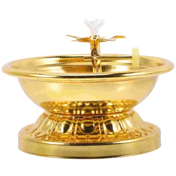 שמן המנורה צלחת הביתה נפט שולחן העבודה חמאה תפאורה בישול המקדש חוט כותנה מציע Tablescape