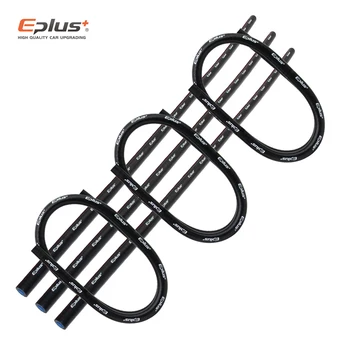 EPLUS אוניברסלי סיליקון צינור קלוע צינור צנרת צינורות באיכות גבוהה רדיאטור intercooler חיבור צינור 1 מטר שחור