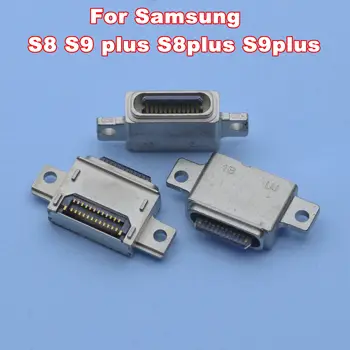 10pcs מיקרו USB ג ' ק שקע הטעינה ההתקן Dock Connector עבור Samsung S9 S8 בנוסף S8plus S9plus טעינה הזנב plug-in חלקים