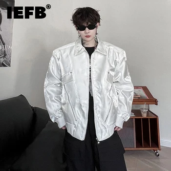 IEFB מעילי גברים של סתיו חדש האישיות Menwear רוכסן סוודר מזדמן מעיל קוריאני סגנון מוצק צבע הגאות הלבשה עליונה 9C1643