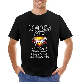 הרופאים סופר גיבורים חולצה שרוול קצר טי גודל פלוס חולצות אסתטי בגדי גברים אימון החולצה