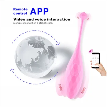 אפליקציה Bluetooth אלחוטית שליטה מרחוק למבוגרים צעצועי מין נקבה תלמיד לאונן כמה לובש זוהר קופץ ביצים